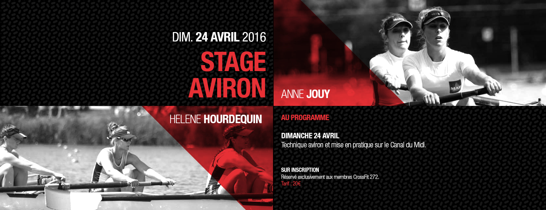 Stage Aviron Dimanche 24 avril 2016