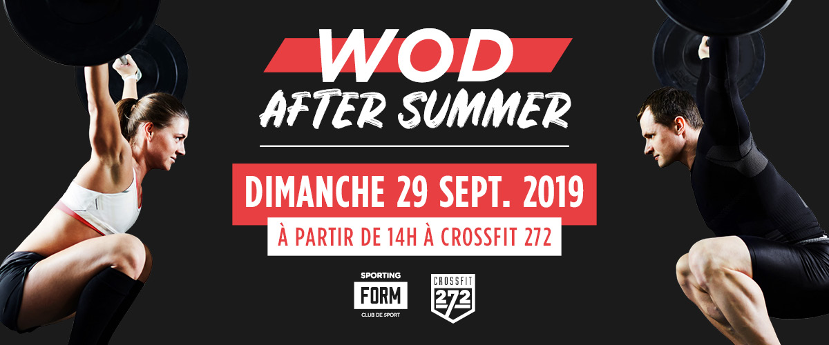 Wod After Summer, Dimanche 29 septembre 2019