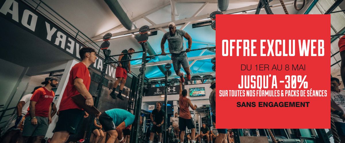 Profitez de notre offre exclusive et (re)découvrez le CrossFit !